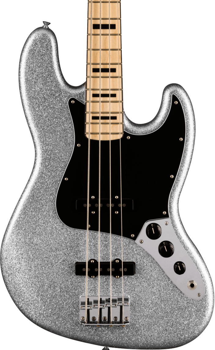 Fender jazz bass deals silver