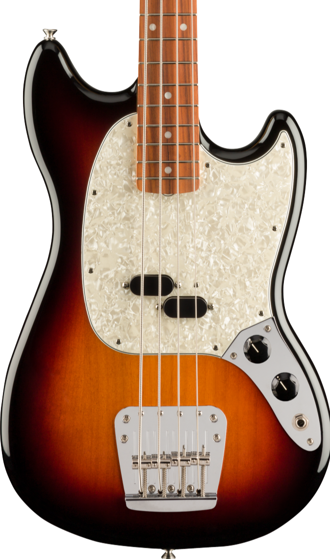 Fender mustang bass sunburst deals