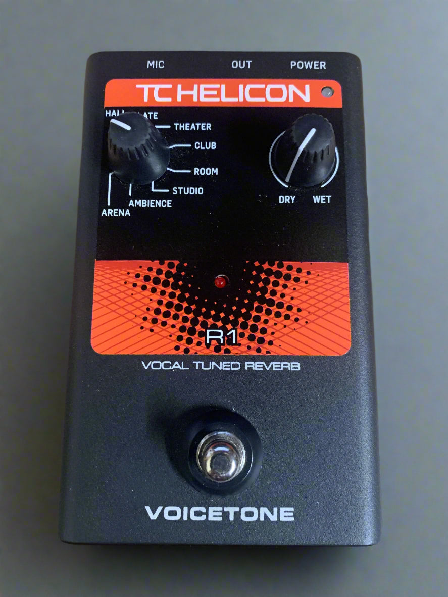 TC Helicon Voicetone R1 - Vocal Tuned Reverb - Pre-Loved