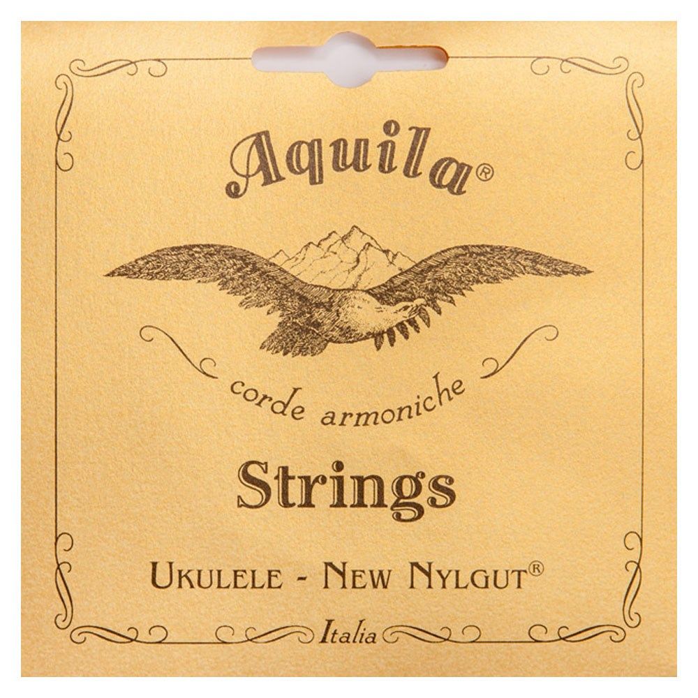 Aquila 21U New-Nylgut Baritone Ukulele Strings - DGBE Tuning - Low D - 2 Wound Strings