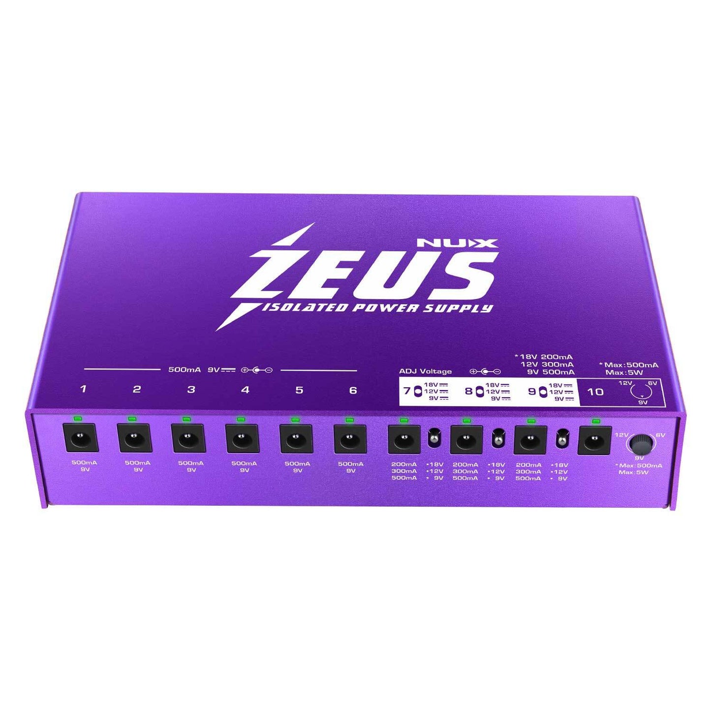 NU-X Zeus Z10 Isolated Variable Power Supply