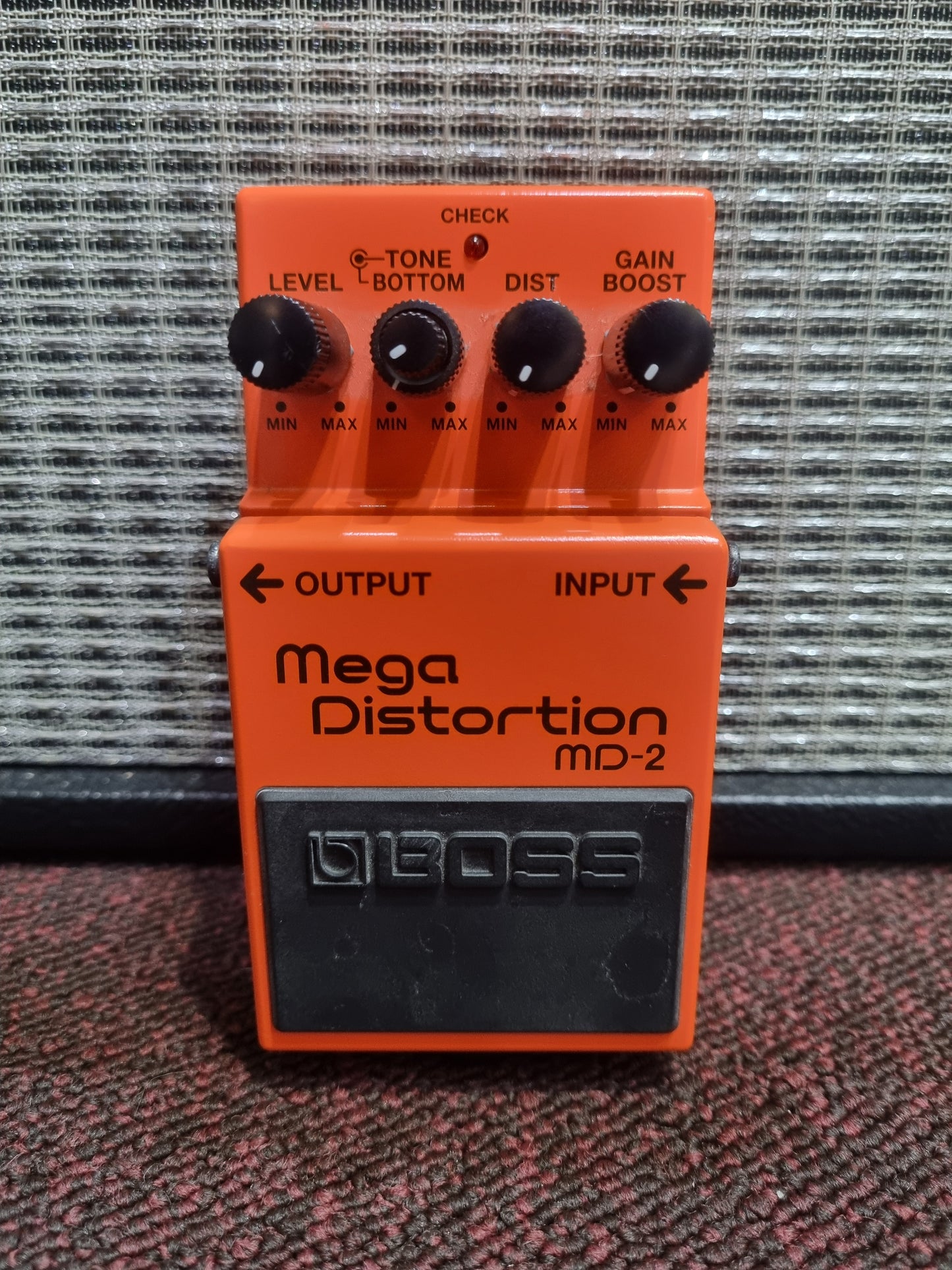 Boss MD-2 Mega Distortion Pedal - Pre-Loved