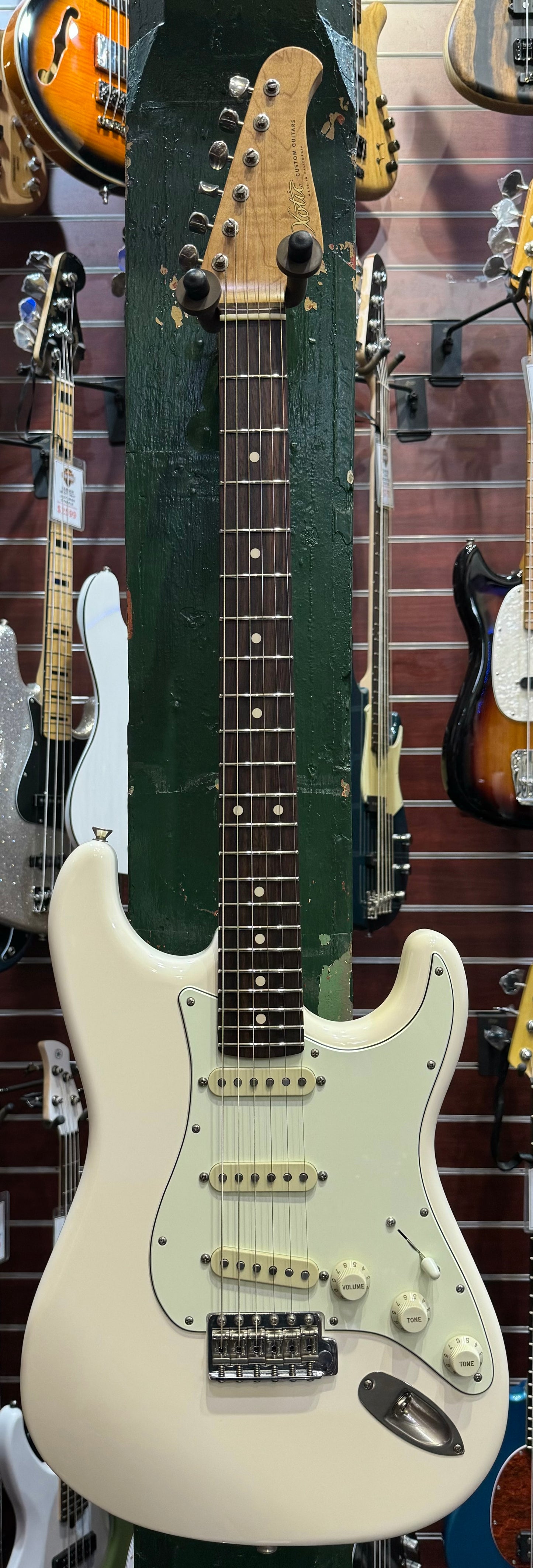 Xotic California Classic XSC-1 - Vintage White - Light Aged RW #3266