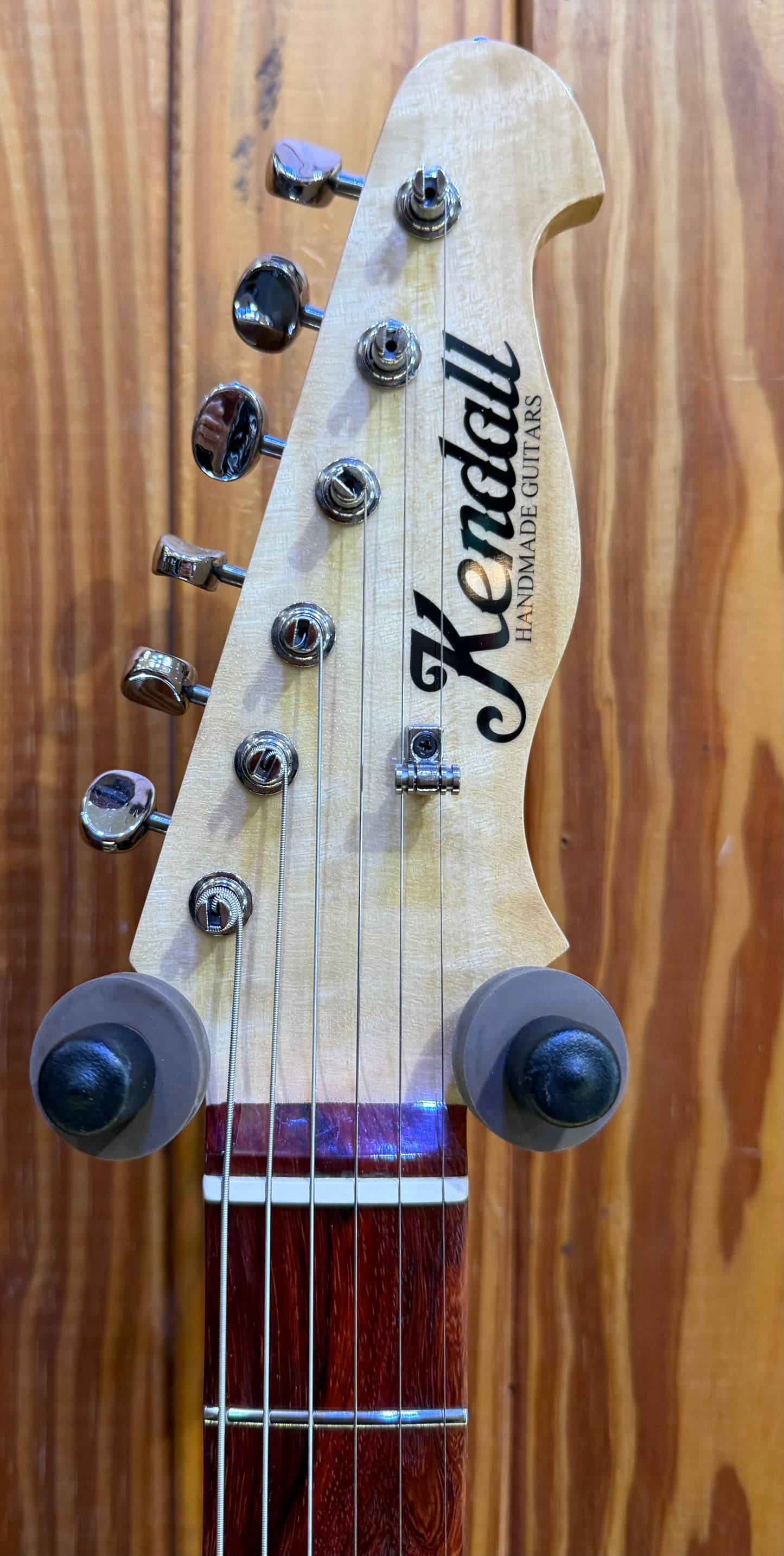 Kendall Guitars T-Type Electric Guitar - Silver Quandong