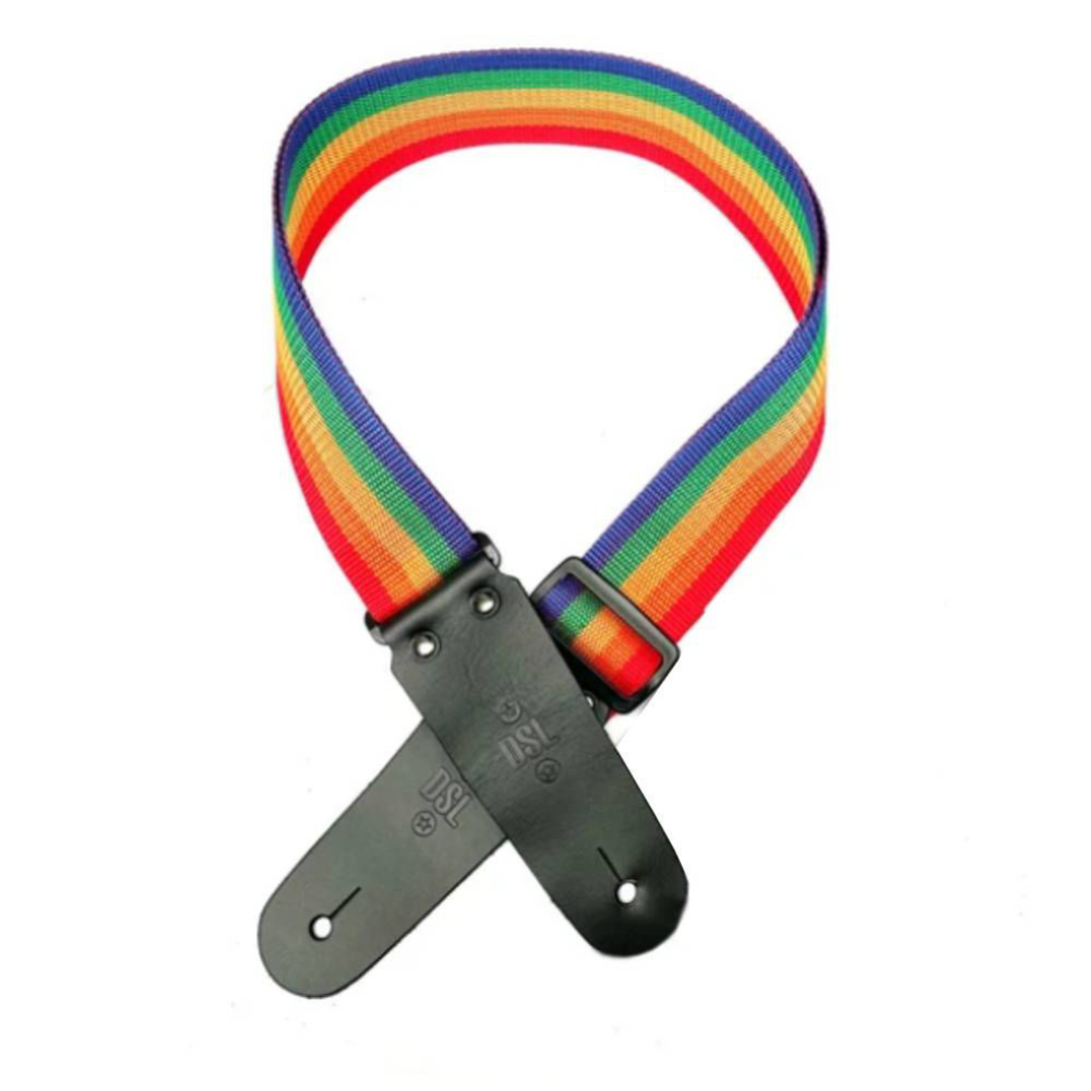 DSL Seatbelt Webbing Strap - Rainbow