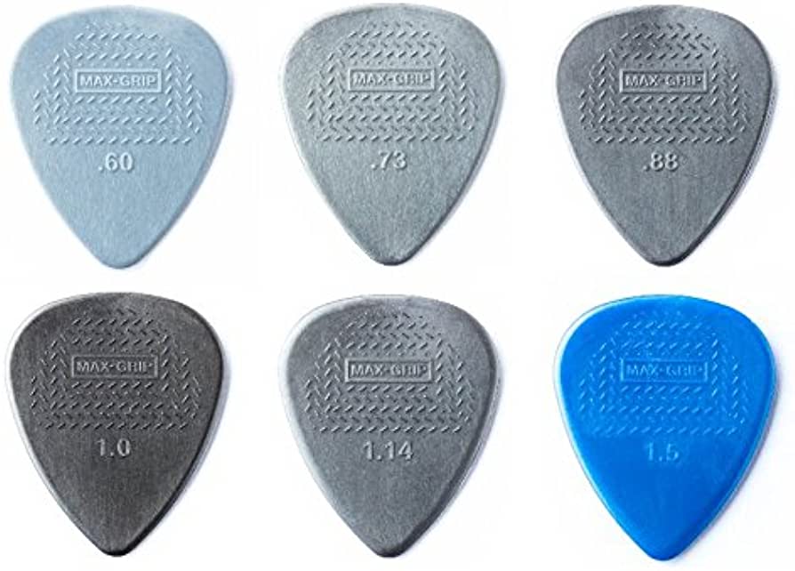 Dunlop Max Grip Nylon Guitar Picks - 12 Pack