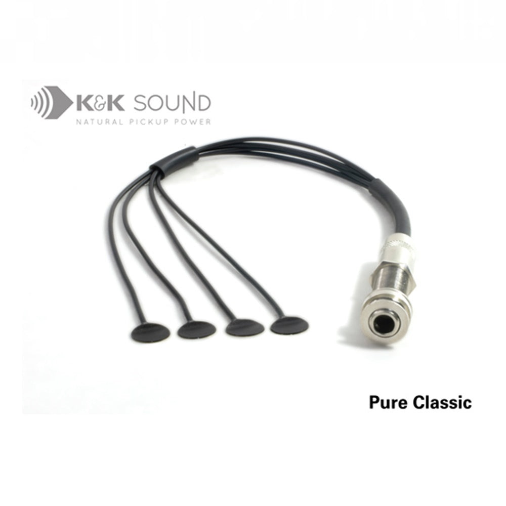 K&K Pure Classic – 4-Head Passive Classical Transducer Pickup