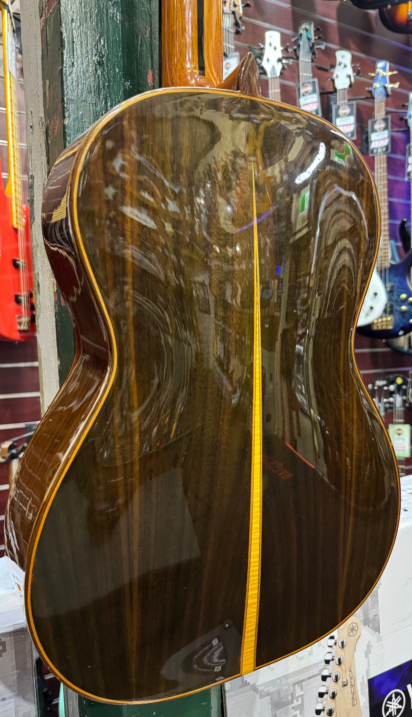 Yulong Guo Chambered Concert Classical Guitar