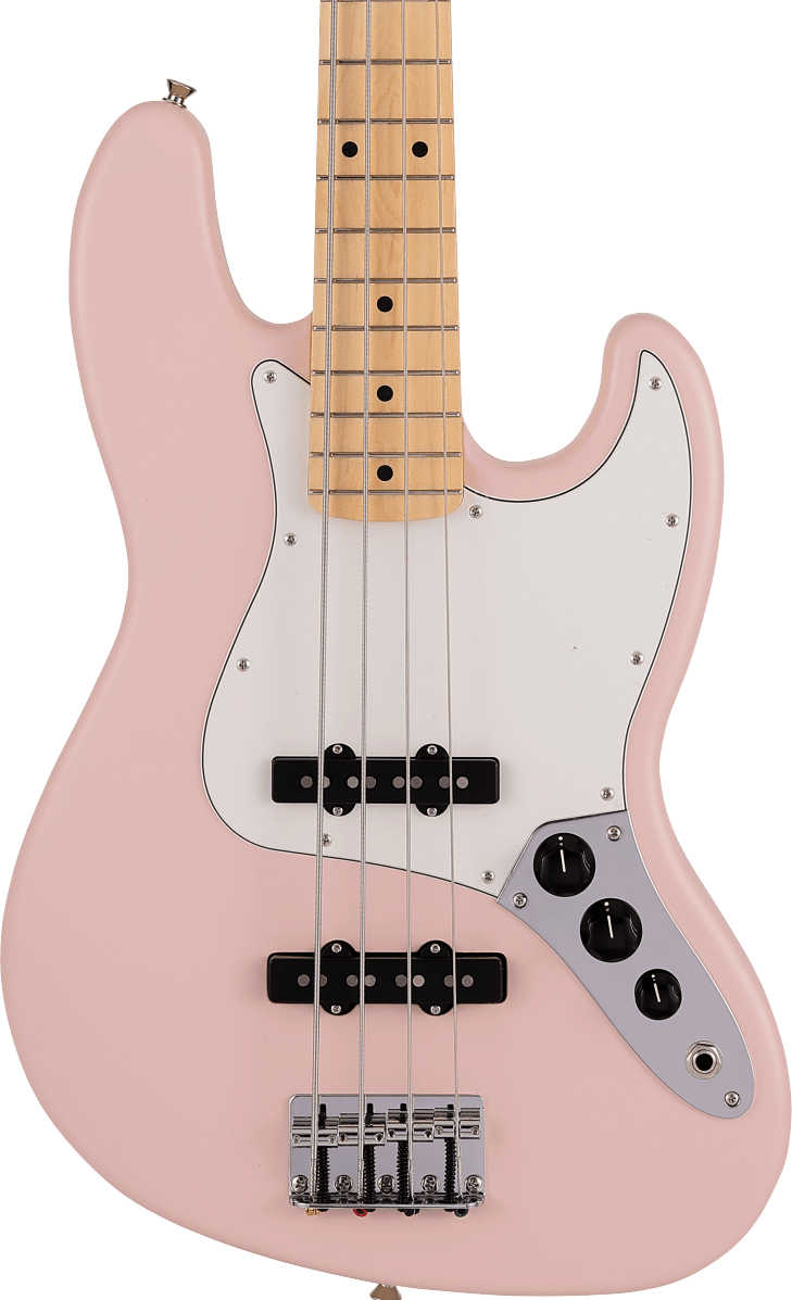 Fender Made In Japan Junior Collection Jazz Bass Shell Pink