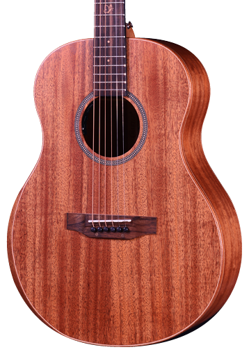 Crafter Mino/Alm Mid-Body Acoustic Electric Guitar - Mahogany
