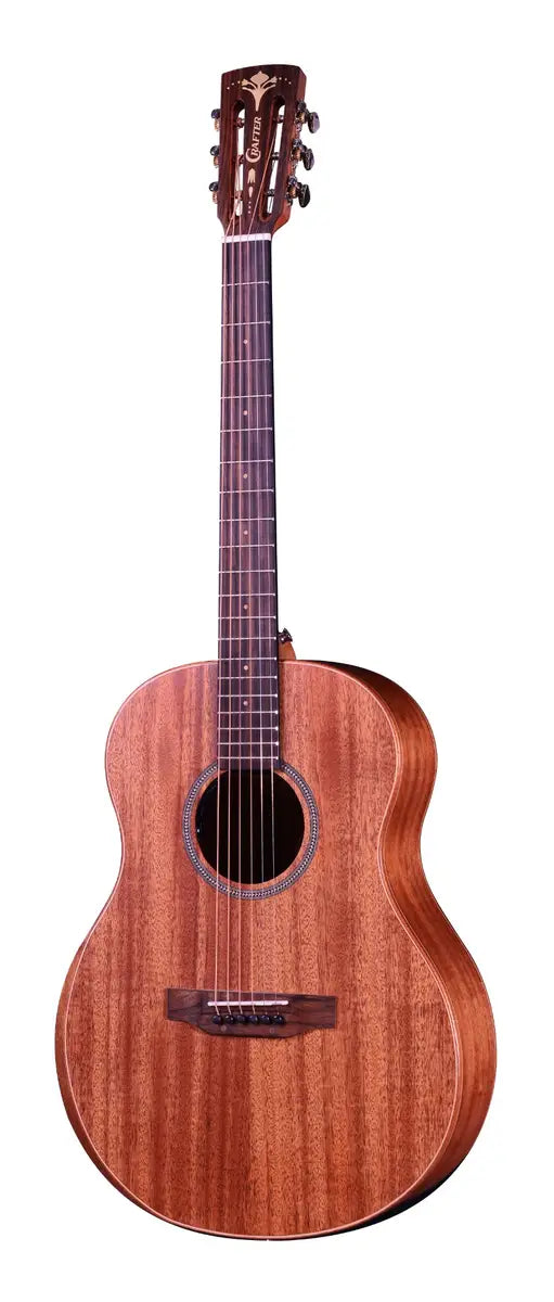 Crafter Mino/Alm Mid-Body Acoustic Electric Guitar - Mahogany
