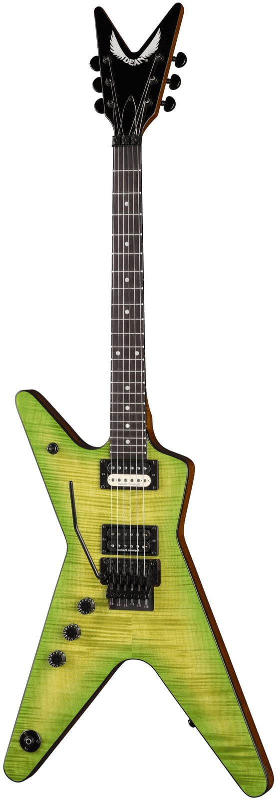 Dean ML 79 Floyd Flame Top Electric Guitar - Duncans Slime - Left Handed