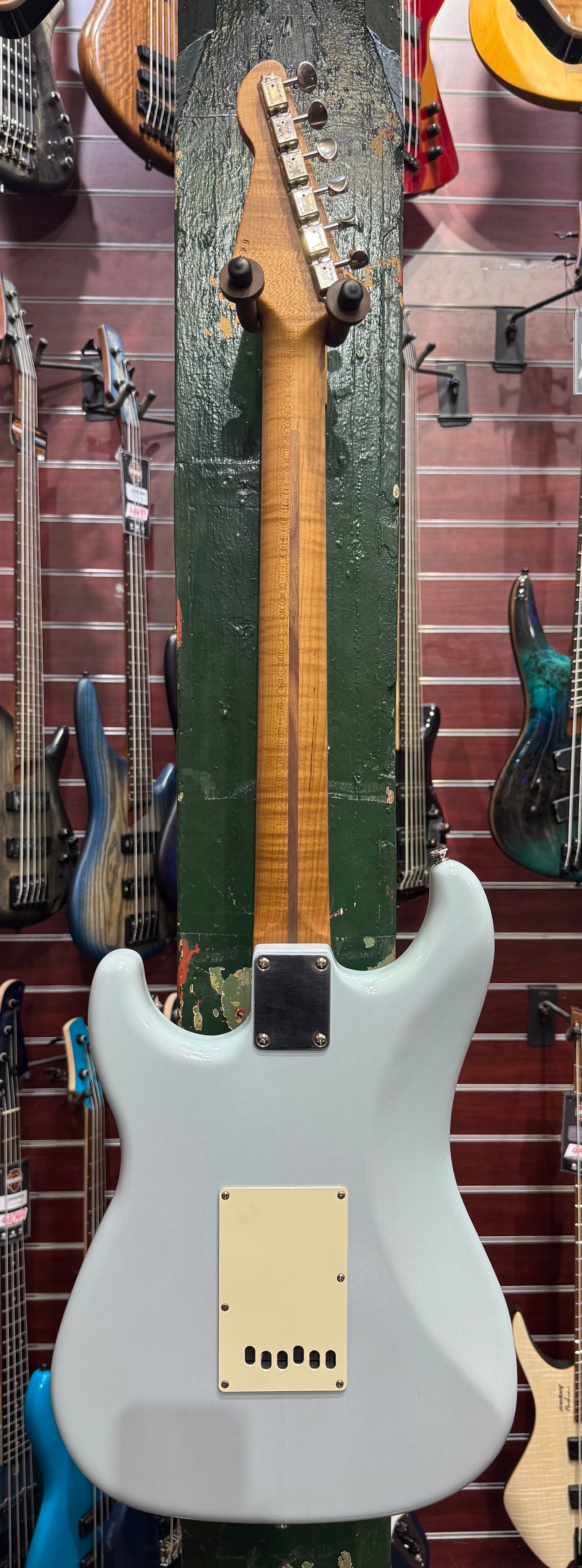 LSL Instruments Saticoy 'ERA' Electric Guitar - Faded Trans Sonic Blue