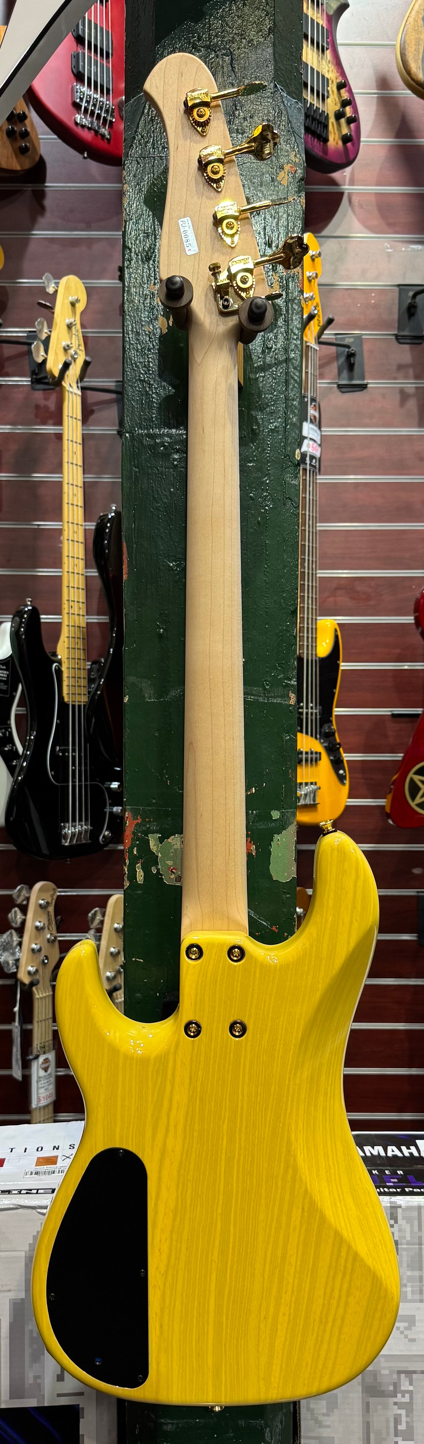 Xotic XPJ-1T 4 String Bass Yellow Blonde "Chuck Rainey"
