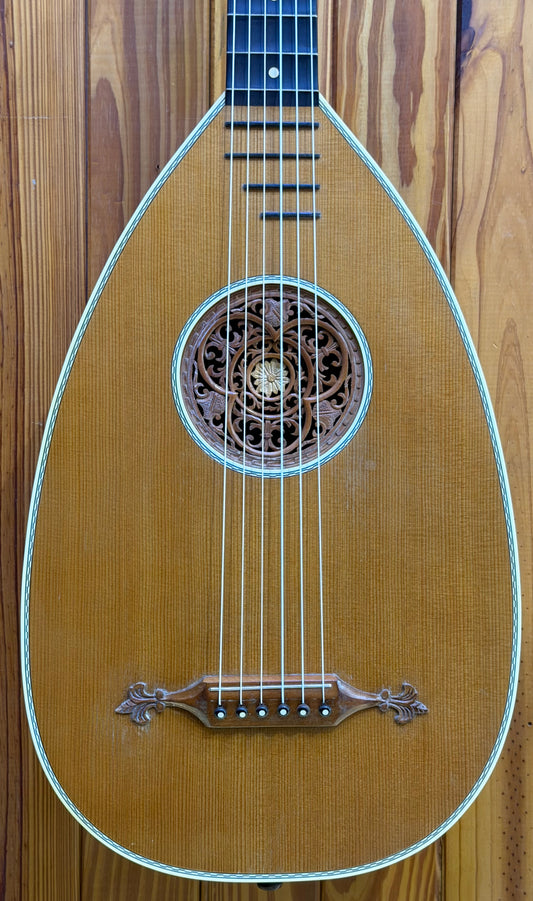 German Lute Guitar Circa 1930s - Standard Guitar Tuning - Pre-Loved