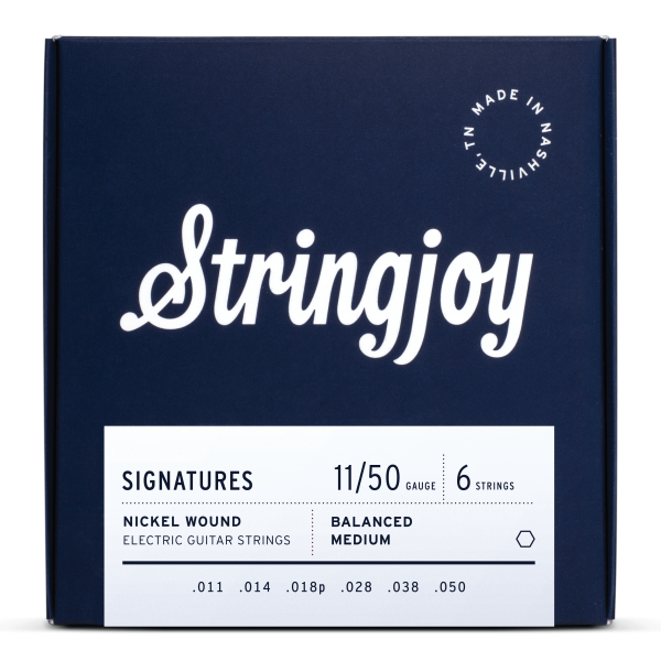 Stringjoy 11-50 Signatures Classic Balanced Medium Nickel Wound Strings