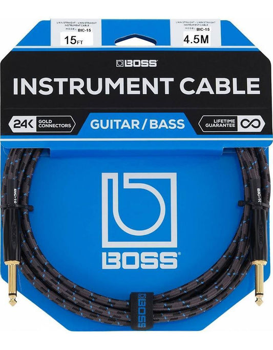 Boss BIC-15 Instrument Cable 15ft
