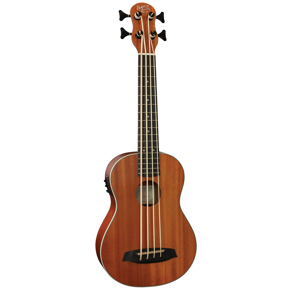 Barnes & Mullins BMUKB1 Bass Mahogany Ukulele