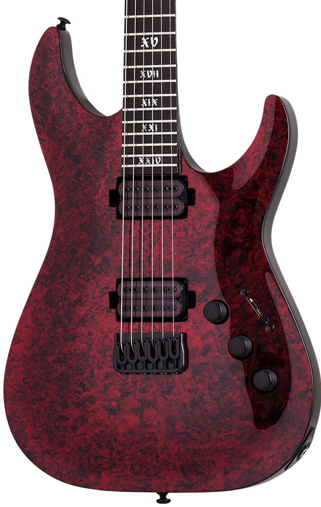 Schecter apocalypse purple reign discount
