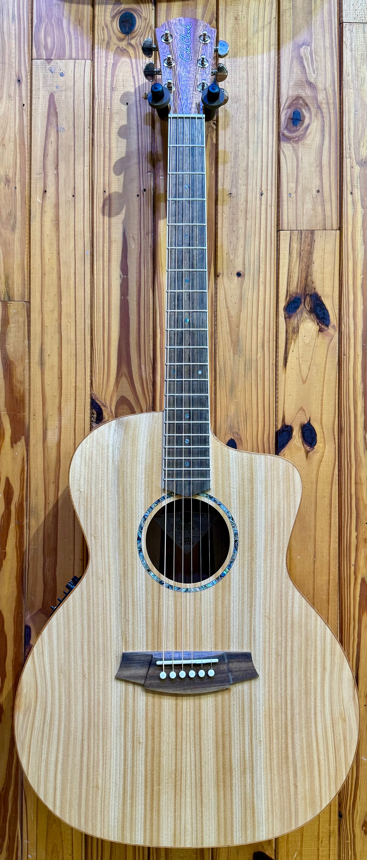 Cole Clark Studio Angel SAN1EC-BM - Bunya/Maple
