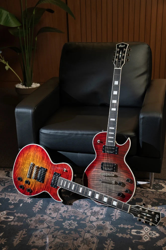 Cort CR300 Deluxe Electric Guitar - Lava Burst