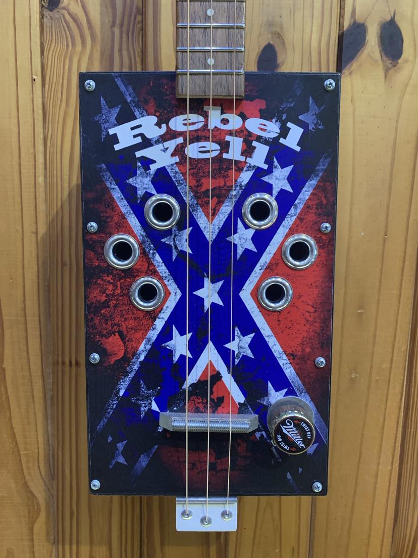 Groove Art Cigar Box Guitar 'Rebel Yell'