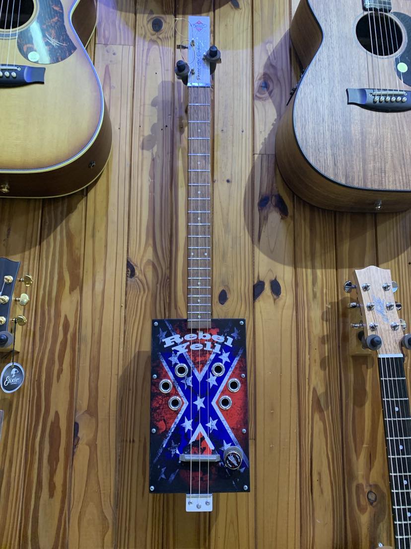 Groove Art Cigar Box Guitar 'Rebel Yell'