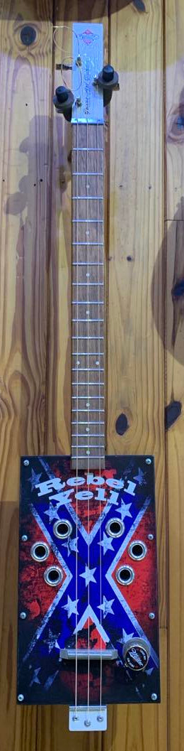 Groove Art Cigar Box Guitar 'Rebel Yell'