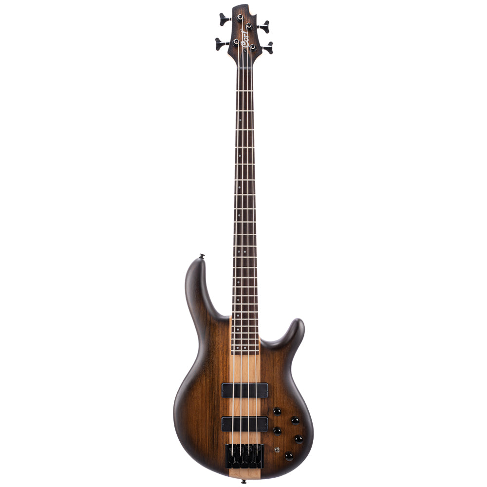 Cort C4 Plus OVMH 4-String Bass - Antique Brown Burst