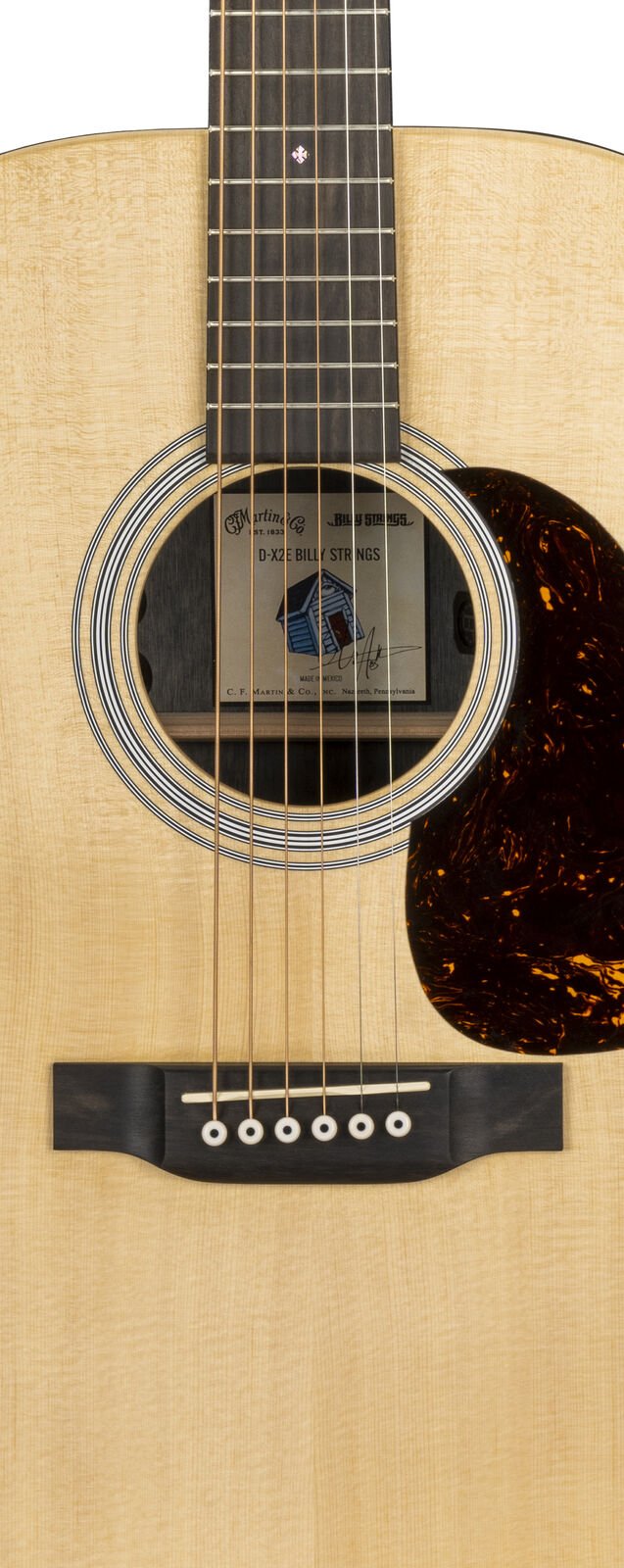 Martin & Co D-X2E Billy Strings Dreadnought Acoustic Guitar