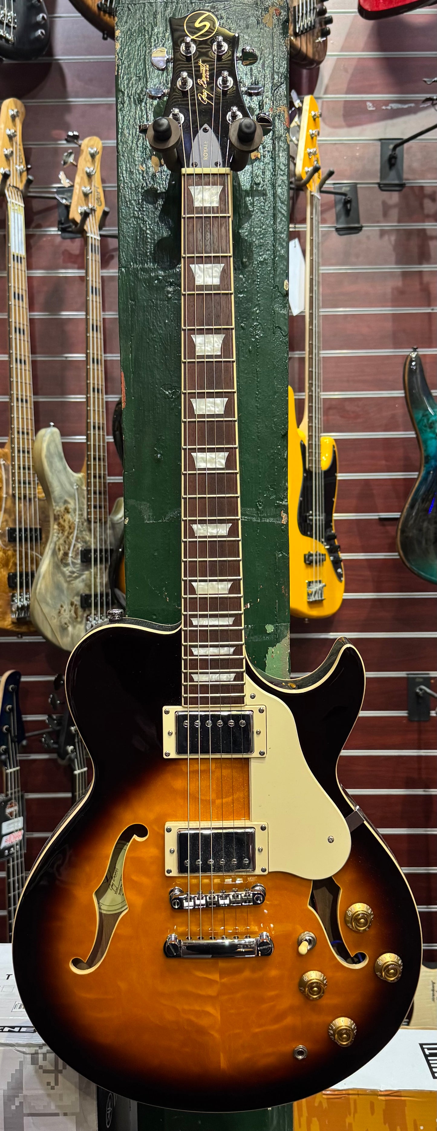 Samick Greg Bennett RL3 Hollowbody Electric Guitar - Sunburst - Pre-Loved