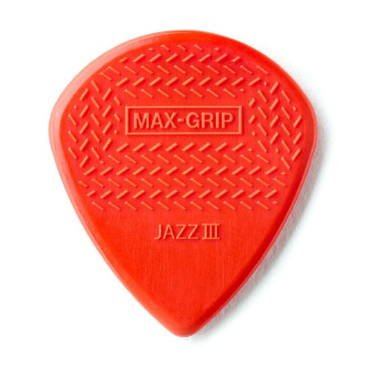 Dunlop Max Grip Nylon Jazz III Picks 6 Pack
