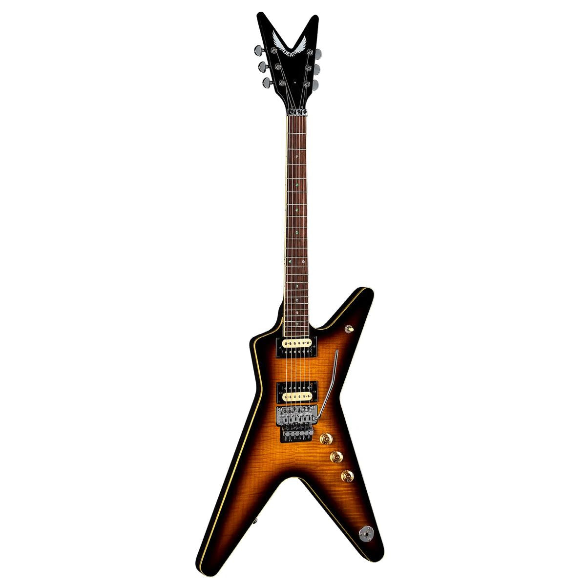 Dean ML 79 Trans Brazilia Flame Top Floyd Rose Electric Guitar