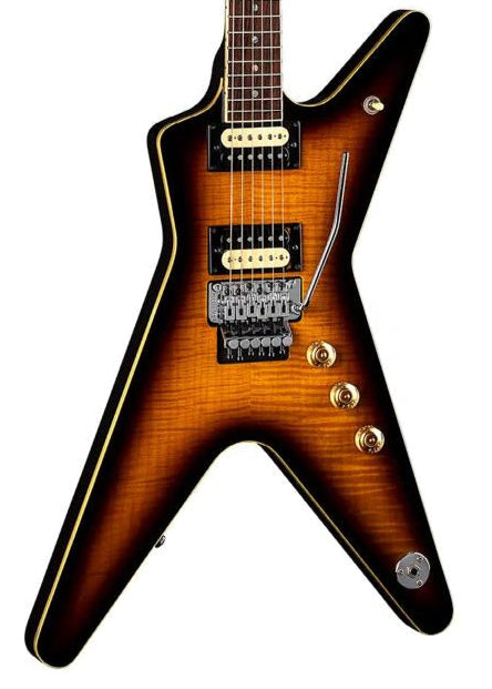 Dean ML 79 Trans Brazilia Flame Top Floyd Rose Electric Guitar