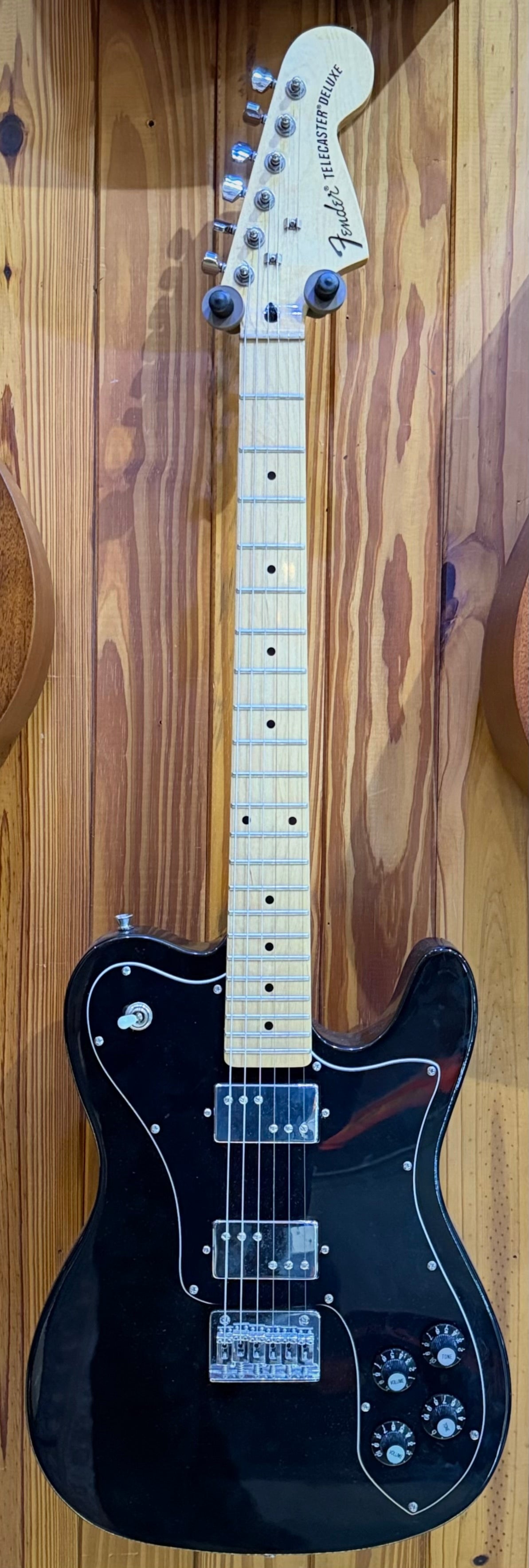 'Partscaster' Telecaster (Fender Neck / Squier Body) - Black - Pre-Loved