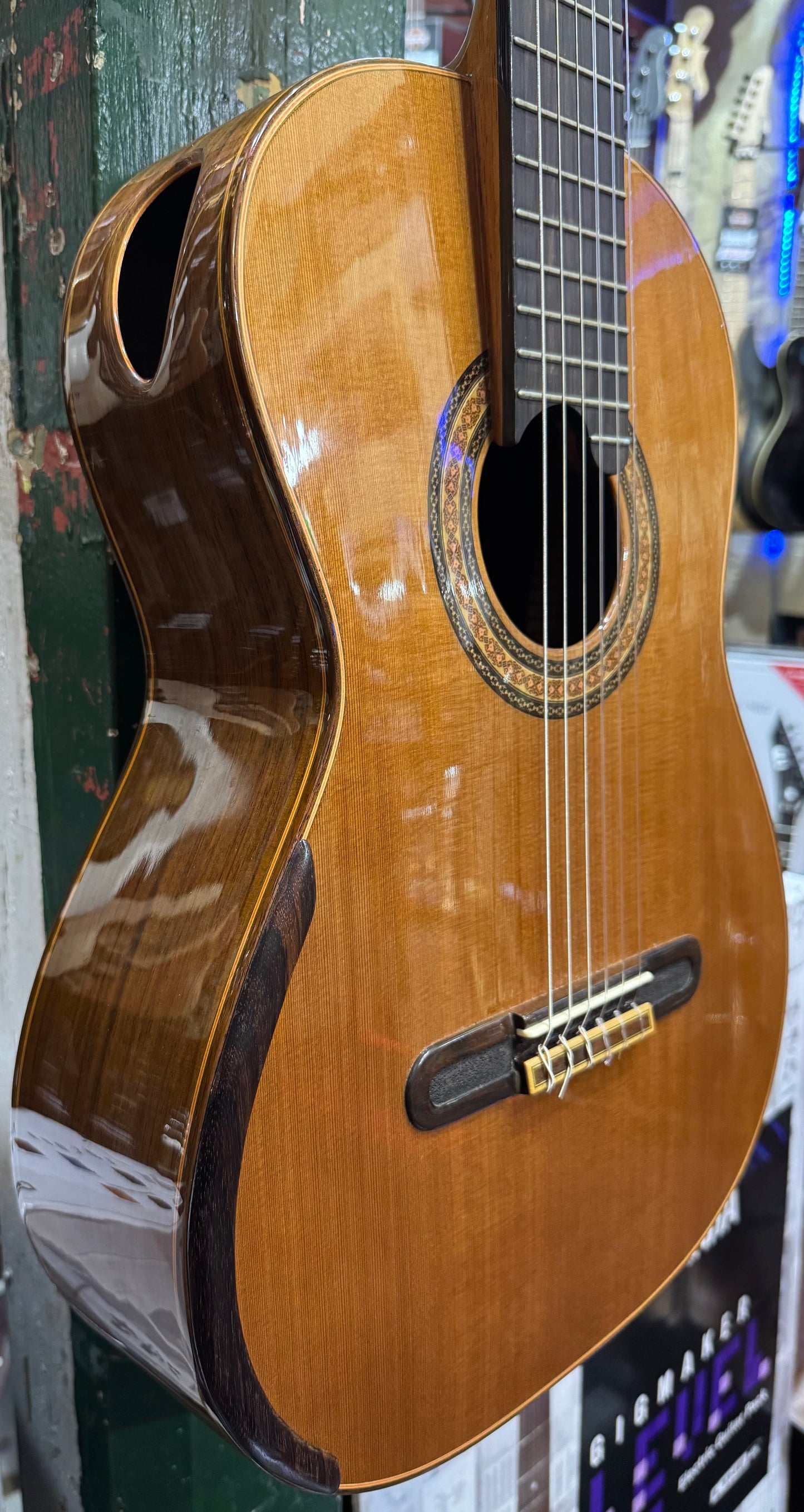 Yulong Guo Chambered Concert Classical Guitar