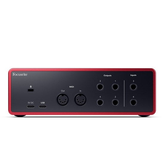 Focusrite Scarlett 4i4 (4th Gen) USB Audio Interface