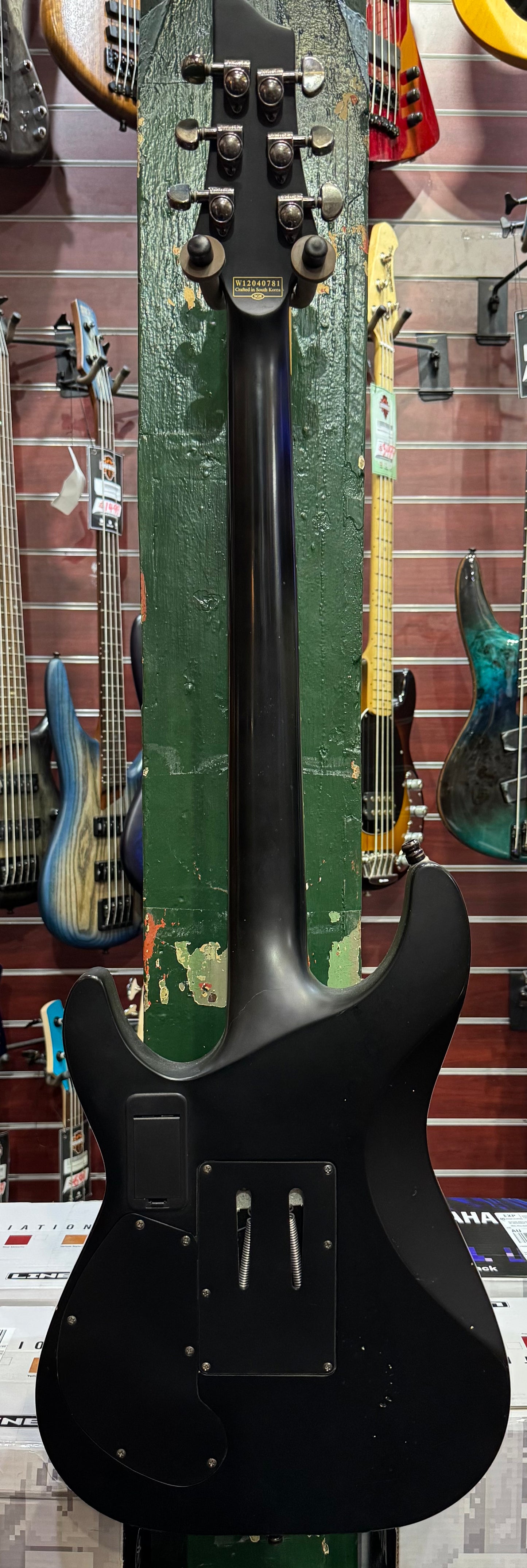Schecter Blackjack Diamond Series SLS FR Hell's Gate - Black - Pre-Loved