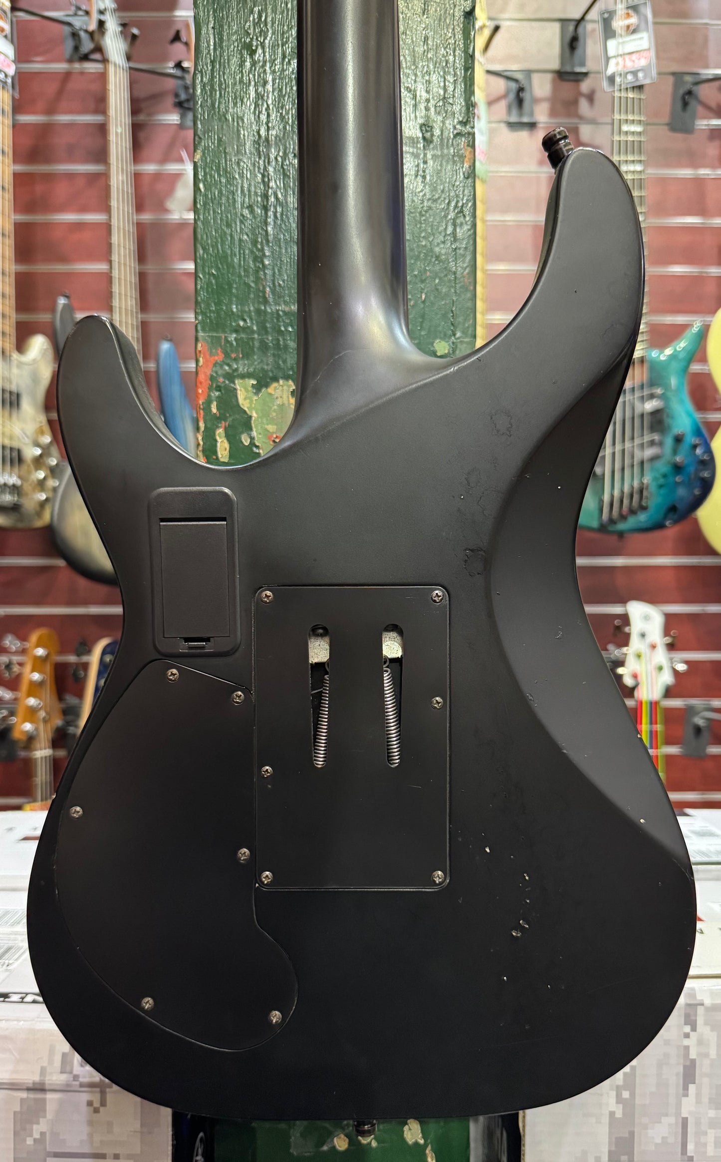 Schecter Blackjack Diamond Series SLS FR Hell's Gate - Black - Pre-Loved