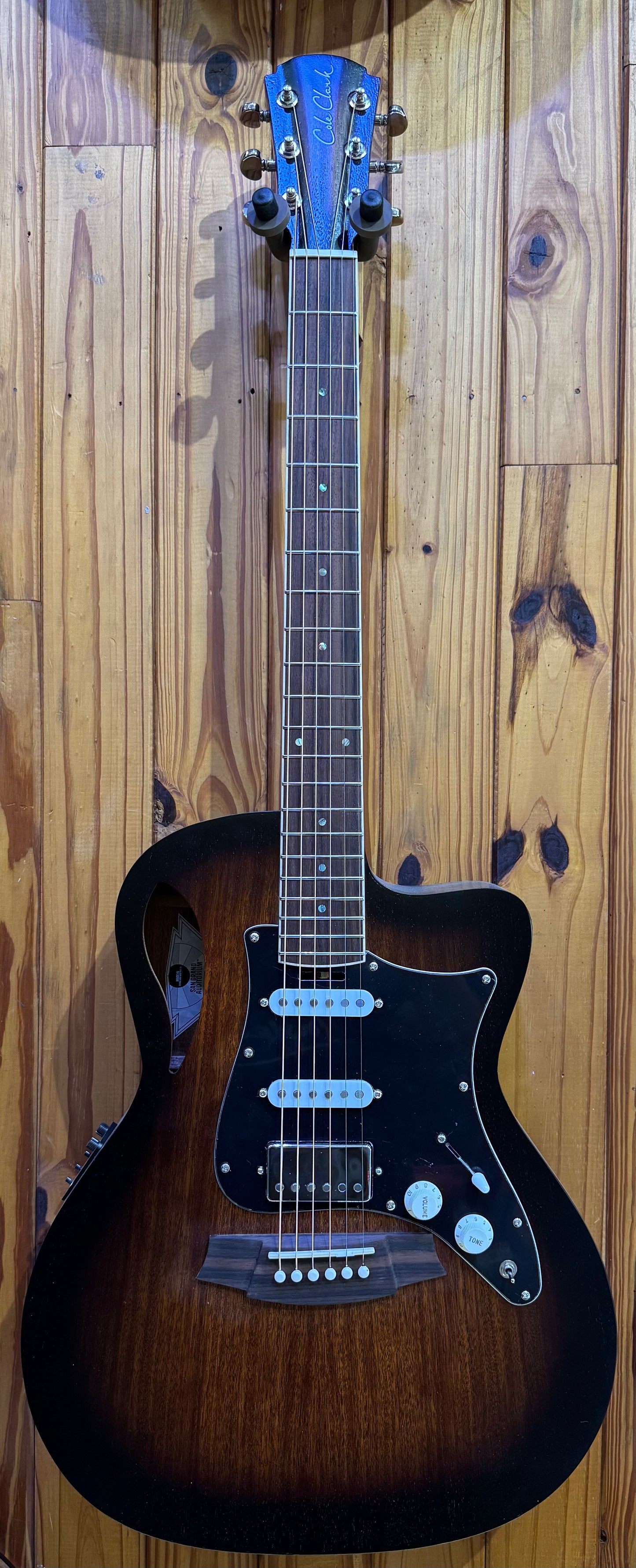 Cole Clark STL1EC-MMAH-HSS Studio True Hybrid All Mahogany HSS
