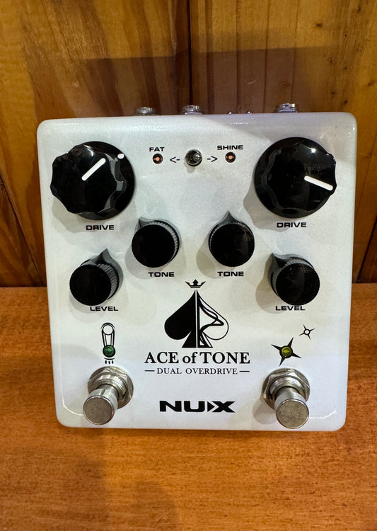 NU-X Ace Of Tone Dual - Overdrive Pedal - Pre-Loved