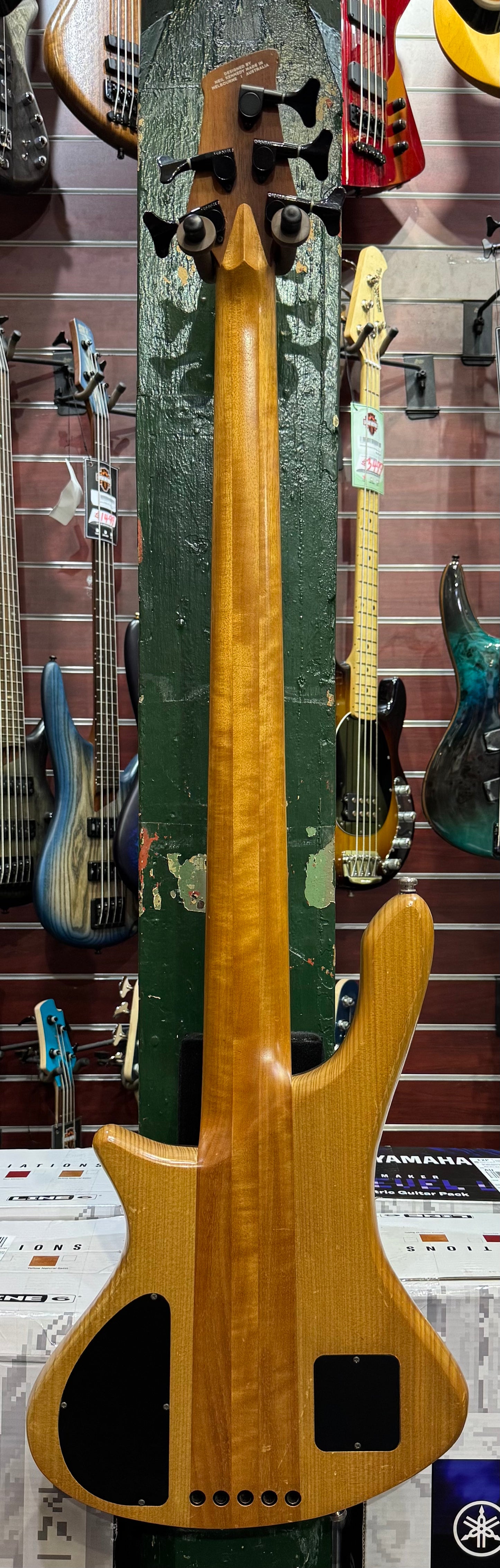 Cole Clark Long Lady LLB5 5-String Bass - Bunya/Blackwood - Pre-Loved