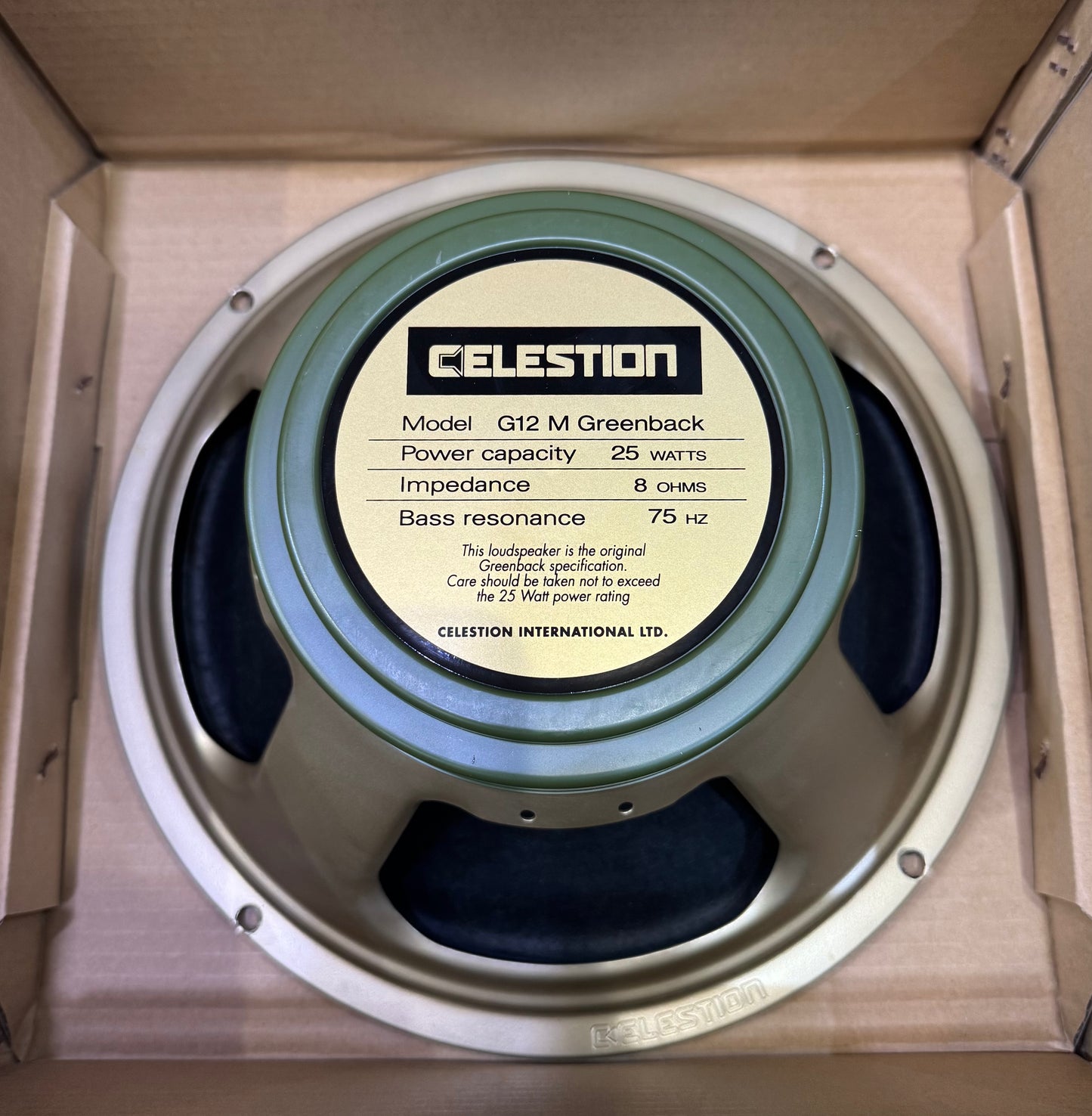 Celestion G12M Greenback Speaker - Pre-Loved