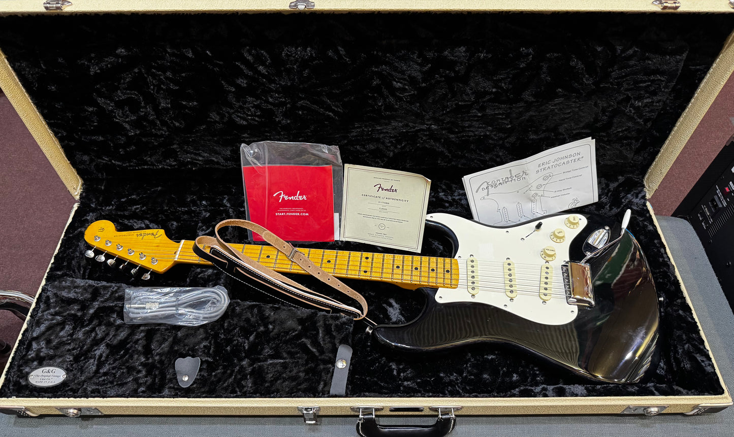 Fender Artist Series Eric Johnson Stratocaster - Black - Pre-Loved