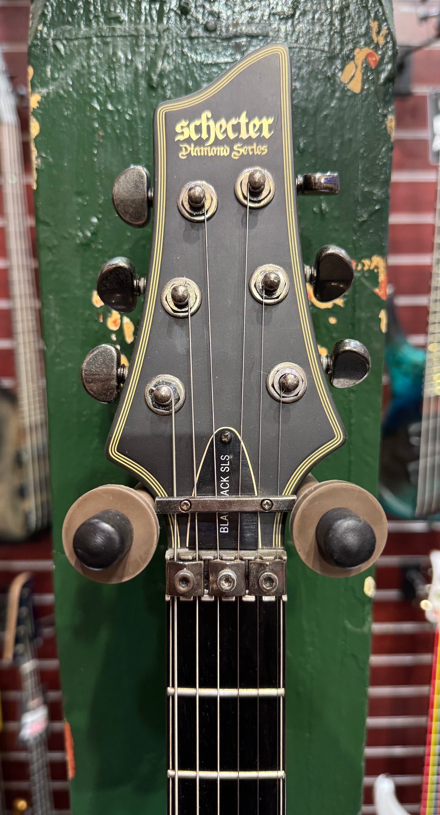 Schecter Blackjack Diamond Series SLS FR Hell's Gate - Black - Pre-Loved