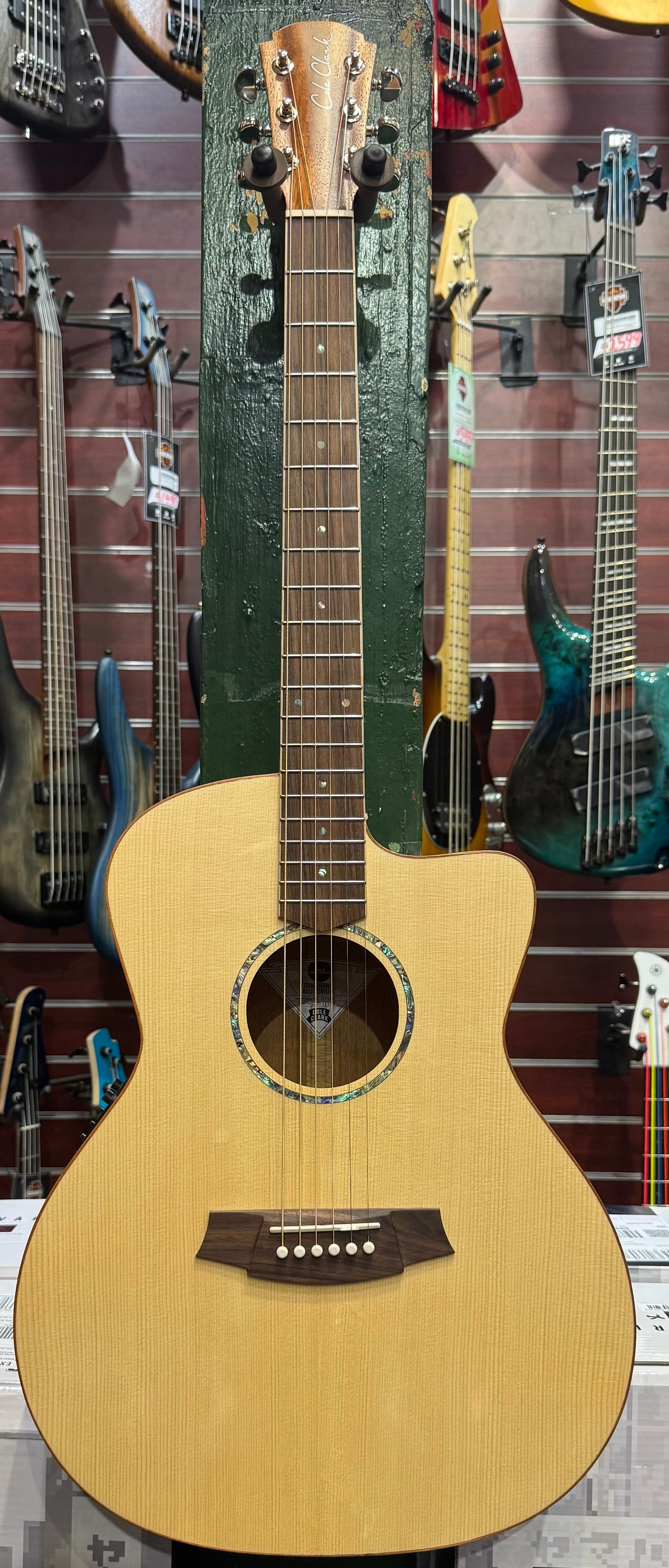 Cole Clark Studio Grand Auditorium SAN1EC-SMAH - Spruce/Mahogany