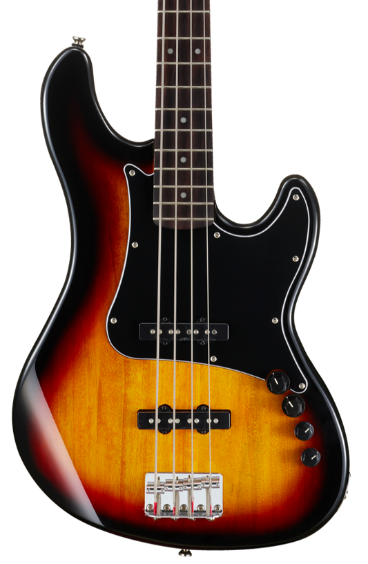 Cort GB34JJ 4-String Bass - Sunburst