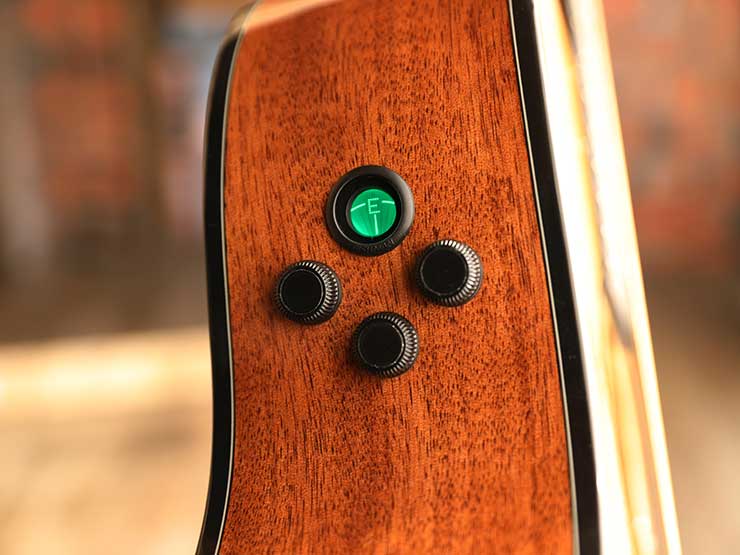 Cort Gold OC6 Bocote Natural w/ Pickup & Soft Case