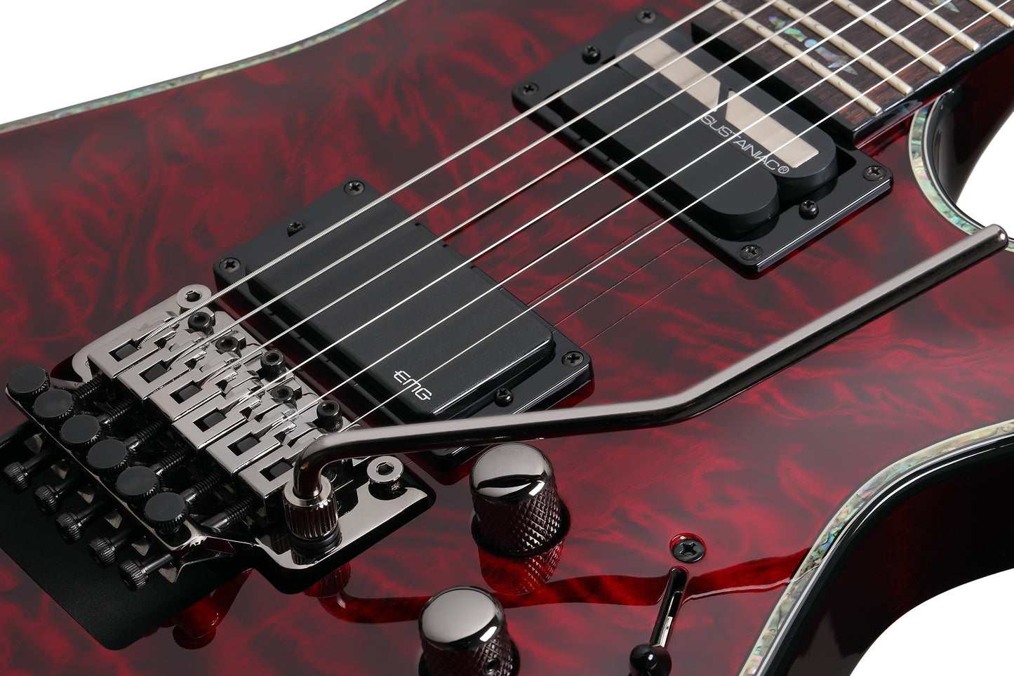 Schecter Hellraiser C-1 FR - Floyd Rose - Black Cherry