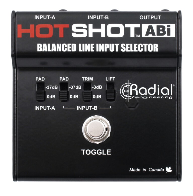 Radial Hotshot ABi Mic & Line Switcher 2XLR-F